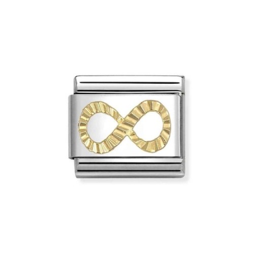Element Link Nomination Composable Gold diamentowana nieskończoność 030149/66