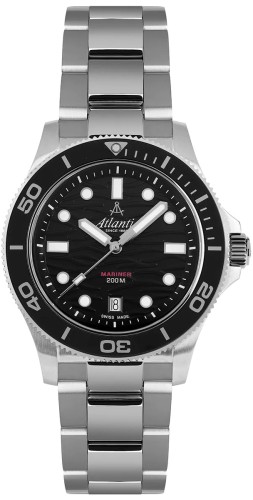 Zegarek męski Atlantic Mariner Quartz Wave Black 81376.41.69
