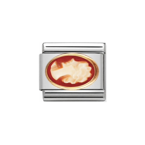 Element Link Nomination Composable Gold Cammeo 030504/12