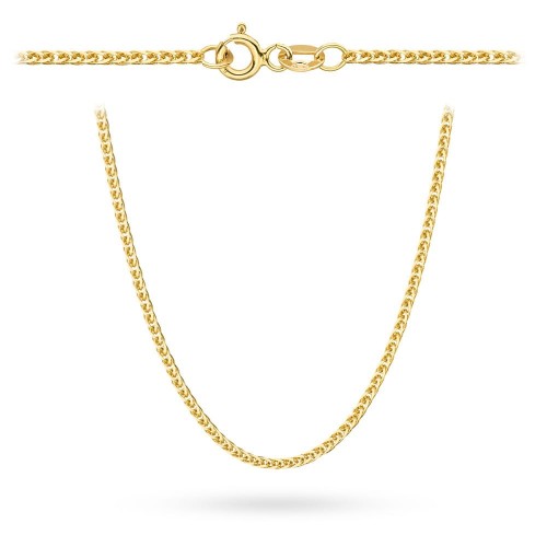 Łańcuszek złoty pr. 585 - splot lisi ogon 55 cm 