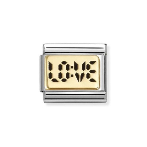 Element Link Nomination Composable Gold cyfrowa miłość 030166/70