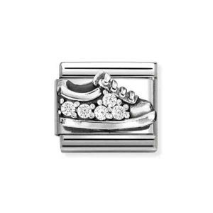 Element Link Nomination Composable Silver Tenisówka z cyrkoniami 330327/17