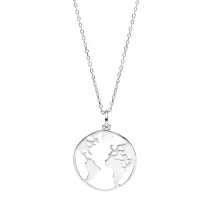 Srebrny naszyjnik ziemia SL-Z1726N