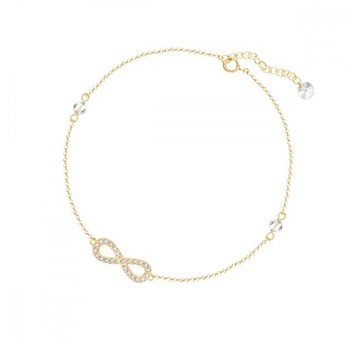 Bransoletka na kostkę Spark Silver Jewelry BAG31024