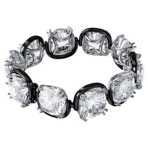 Bransoletka Swarovski Harmonia bracelet, Cushion cut crystals, White, Mixed metal finish 5600047