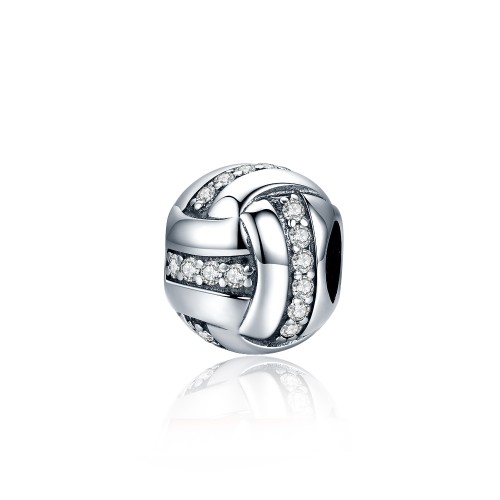 Srebrny charms Ornamo Piłka ORSCC302 