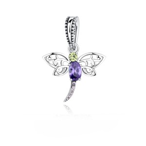 Srebrny charms zawieszka Ornamo Ważka ORSCC048 