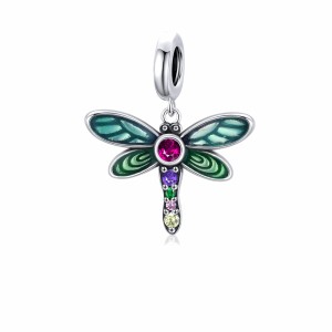 Srebrny charms zawieszka Ornamo Magiczna ważka ORSCC1706   