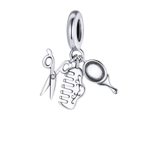 Srebrny charms zawieszka Ornamo Akcesoria Fryzjerskie ORSCC1887 