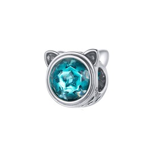 Srebrny charms Ornamo Kot Koralik ORSCC1800 