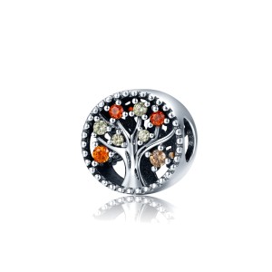 Srebrny charms Ornamo Jesienne Drzewo ORSCC219 