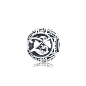 Srebrny charms Ornamo Kulista Literka Z ORSCC738-Z 