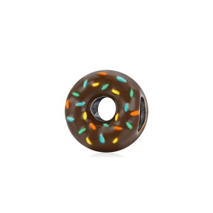 Srebrny charms Ornamo Donut z Czekoladą ORSCC1820