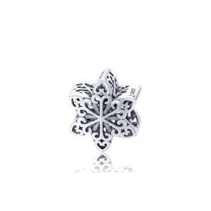 Srebrny charms Ornamo Płatek Śniegu ORSCC719 