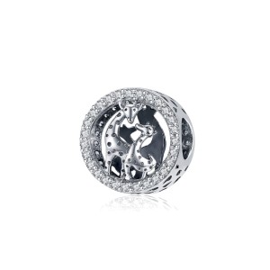 Srebrny charms Ornamo Żyrafy ORSCC997