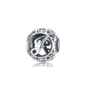 Srebrny charms Ornamo Kulista Literka J ORSCC738-J