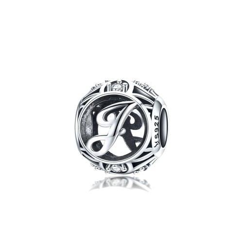 Srebrny charms Ornamo Kulista Literka J ORSCC738-J
