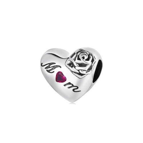 Srebrny charms Ornamo Kwiat Dla Mamy ORSCC2072