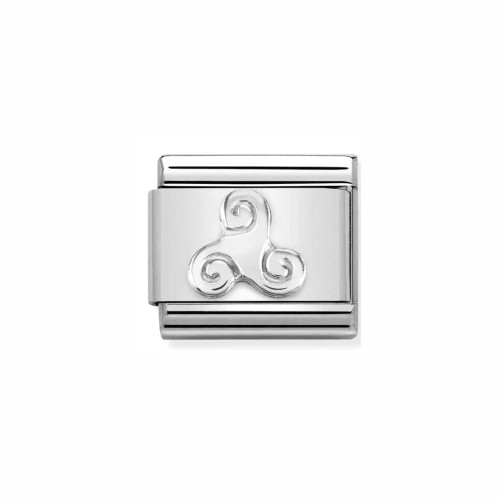 Element Link Nomination Composable Silver Celtic Triskell 330106/05