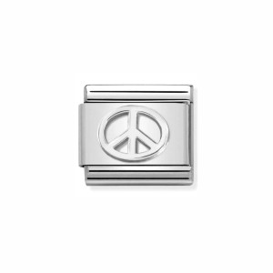 Element Link Nomination Composable Silver Symbol Pokoju 330106/04