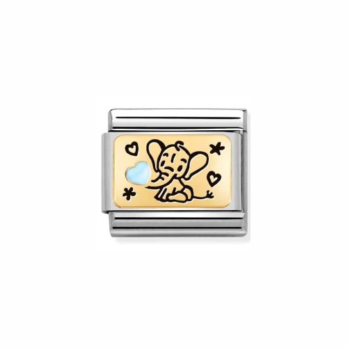 Element Link Nomination Composable Gold Słonik 030289/04