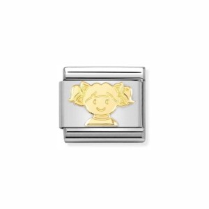 Element Link Nomination Composable Gold Dziewczynka 030162/73