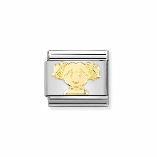 Element Link Nomination Composable Gold Dziewczynka 030162/73