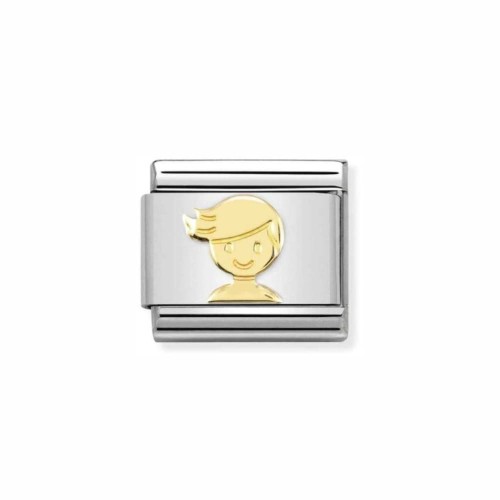 Element Link Nomination Composable Gold Chłopiec 030162/72