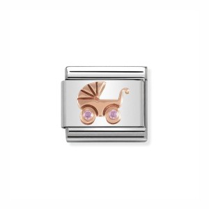 Element Link Nomination Composable Rose Gold Różowy Wózek 430305/06