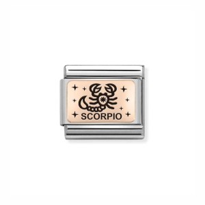 Element Link Nomination Composable Rose Gold Skorpion 430112/08