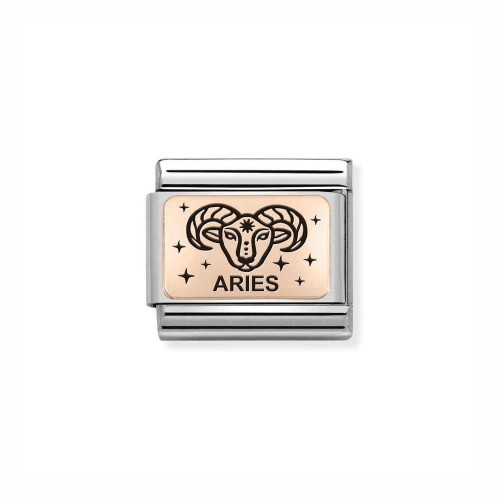 Element Link Nomination Composable Rose Gold Baran 430112/01