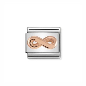 Element Link Nomination Composable Rose Gold Nieskończoność 430106/03
