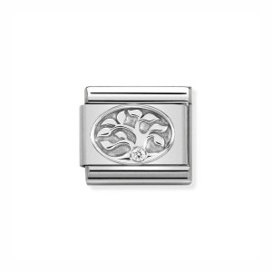 Element Link Nomination Composable Silver Drzewko Życia z Cyrkonią 330311/10