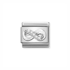 Element Link Nomination Composable Silver Nieskończoność 330304/41