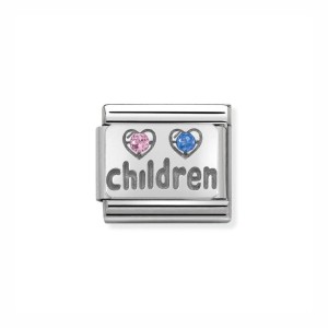 Element Link Nomination Composable Silver Dzieci 330304/15