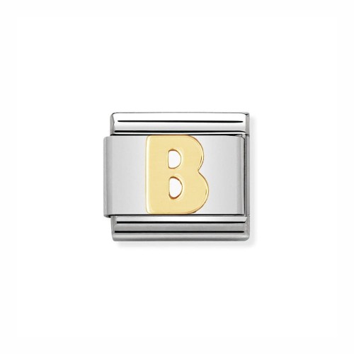 Element Link Nomination Composable Gold litera B 030101/02