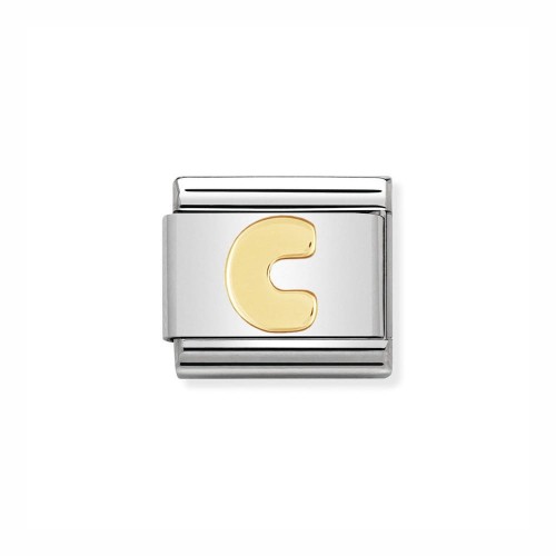 Element Link Nomination Composable Gold litera C 030101/03