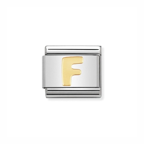 Element Link Nomination Composable Gold litera F 030101/06