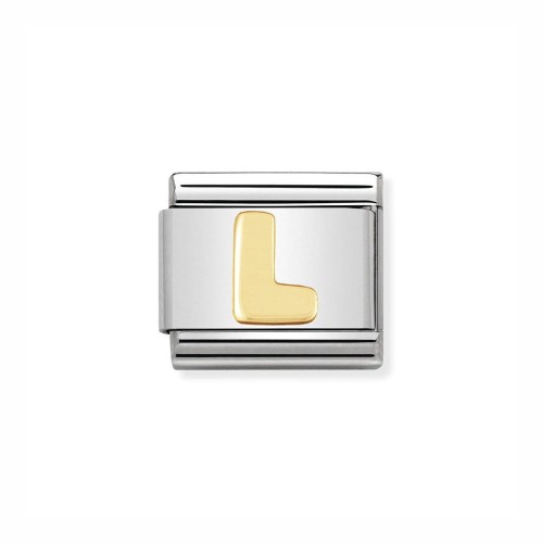 Element Link Nomination Composable Gold litera L 030101/12