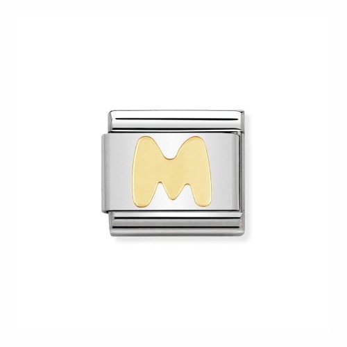 Element Link Nomination Composable Gold litera M 030101/13
