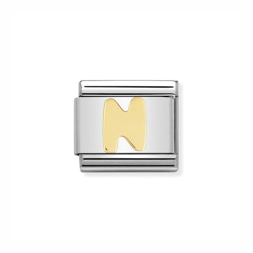 Element Link Nomination Composable Gold litera N 030101/14