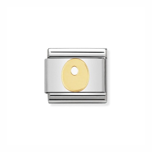 Element Link Nomination Composable Gold litera O 030101/15