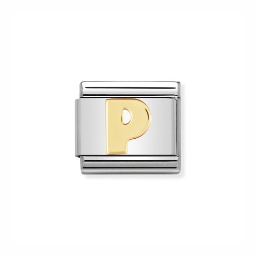 Element Link Nomination Composable Gold litera P 030101/16