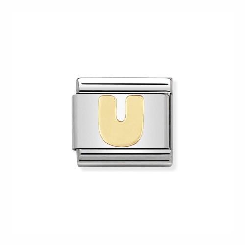 Element Link Nomination Composable Gold litera U 030101/21