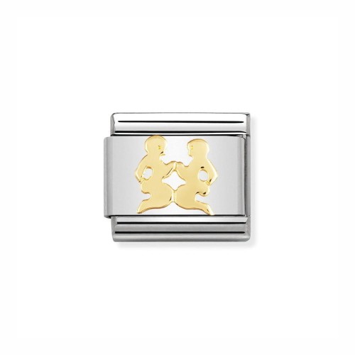 Element Link Nomination Composable Gold znak zodiaku Bliźnięta 030104/03