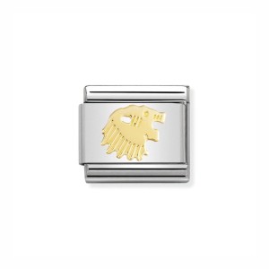 Element Link Nomination Composable Gold znak zodiaku Lew 030104/05