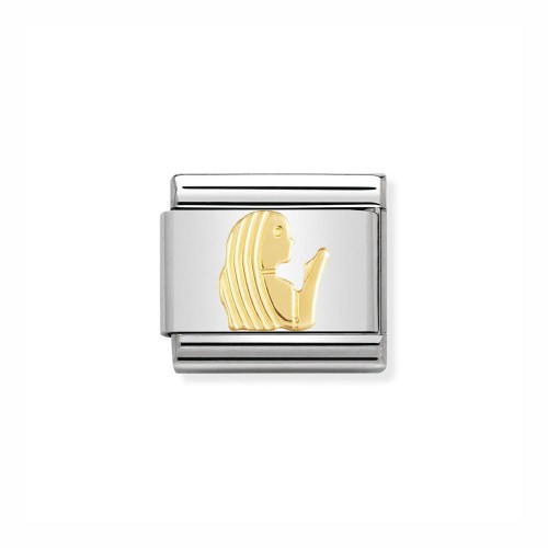 Element Link Nomination Composable Gold znak zodiaku Panna 030104/06