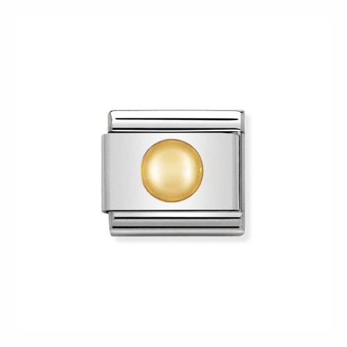 Element Link Nomination Composable Gold Wypukła Kropka 030110/13