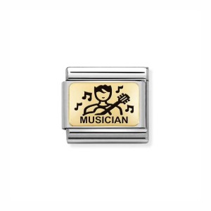Element Link Nomination Composable Gold Muzyk 030166/11
