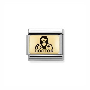 Element Link Nomination Composable Gold Lekarka 030166/15
